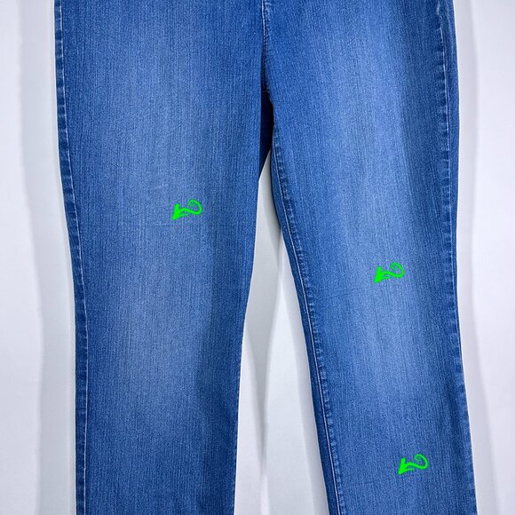 Fabulously Slimming By Chicos Blue Jeans Size Chicos Size 1.5 US Size M 10 - Picture 4 of 17